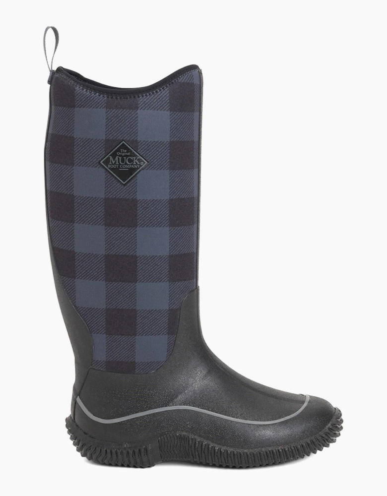 Muck Boots Hale Wellington Womens Black/Grey Plaid