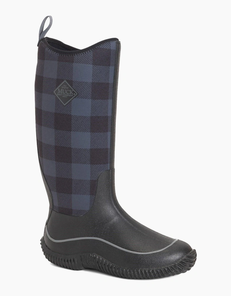 Muck Boots Hale Wellington Womens Black/Grey Plaid