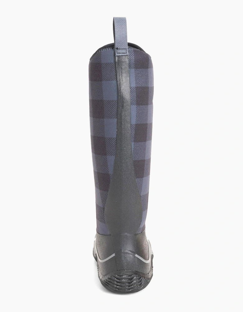 Muck Boots Hale Wellington Womens Black/Grey Plaid