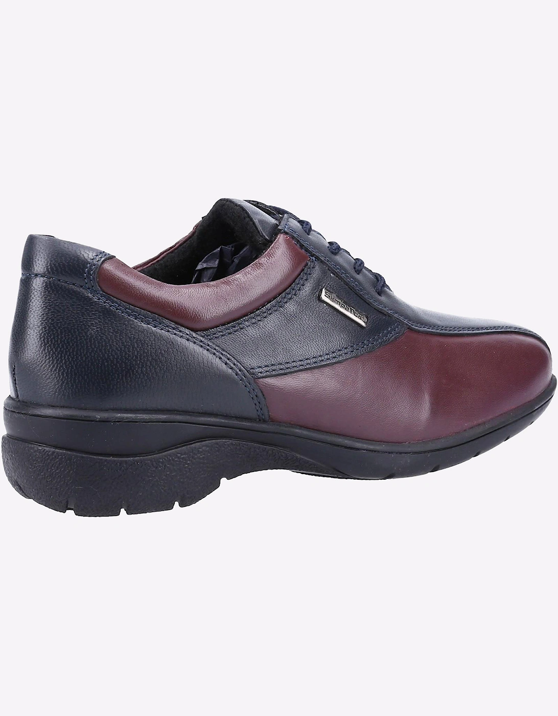 Cotswold Collection Salford 2 Waterproof Womens Shoes Navy / Bordo