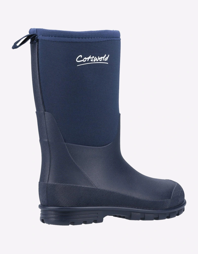 Cotswold Hilly Waterproof Neoprene Wellington Junior Blue