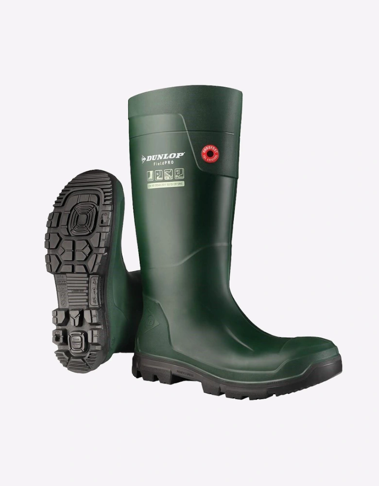 Dunlop FieldPro Unisex Wellingtons Green