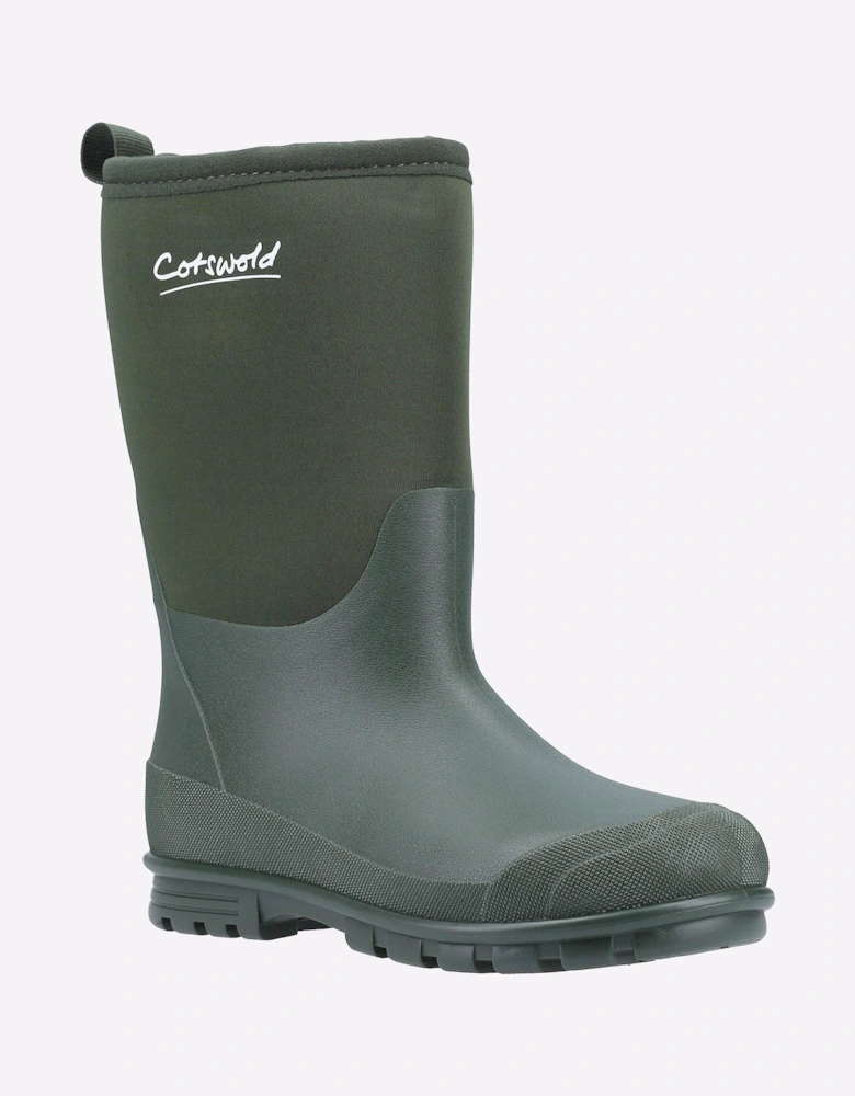 Cotswold Hilly Neoprene Wellingtons Junior Green