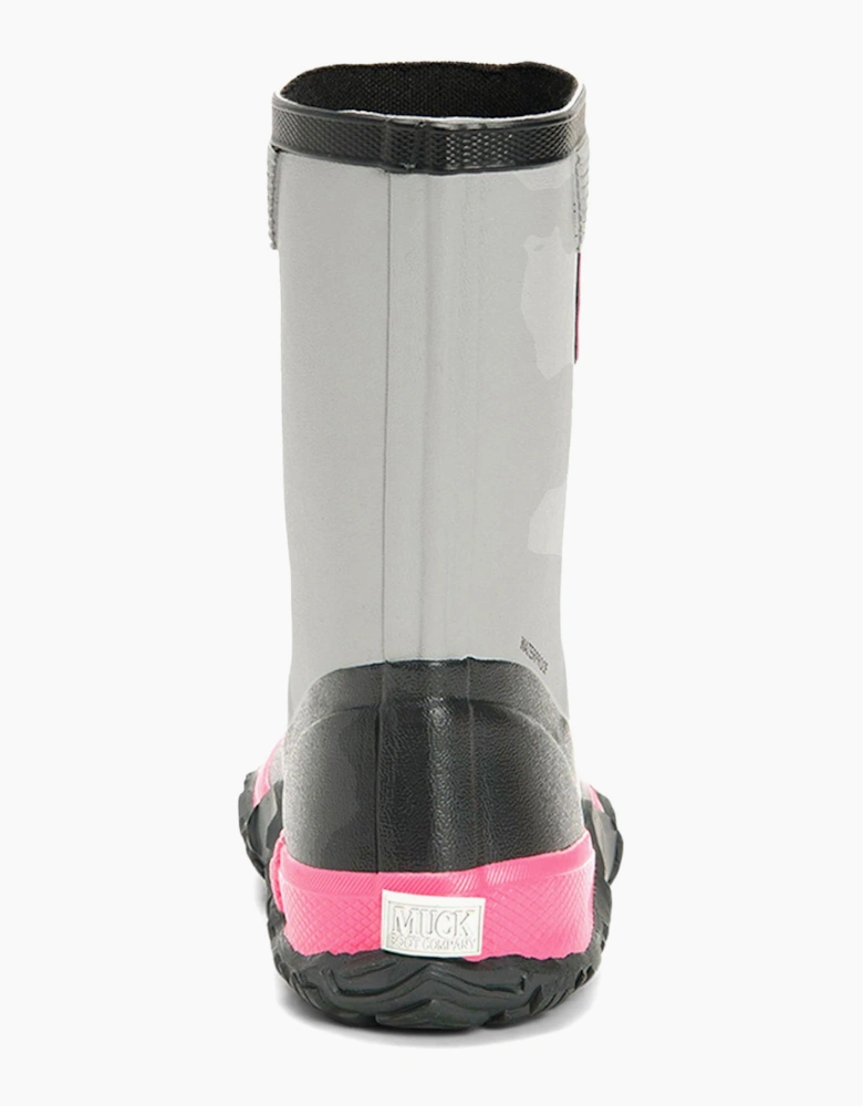 Muck Boots Forager Wellington Junior Grey/Pink