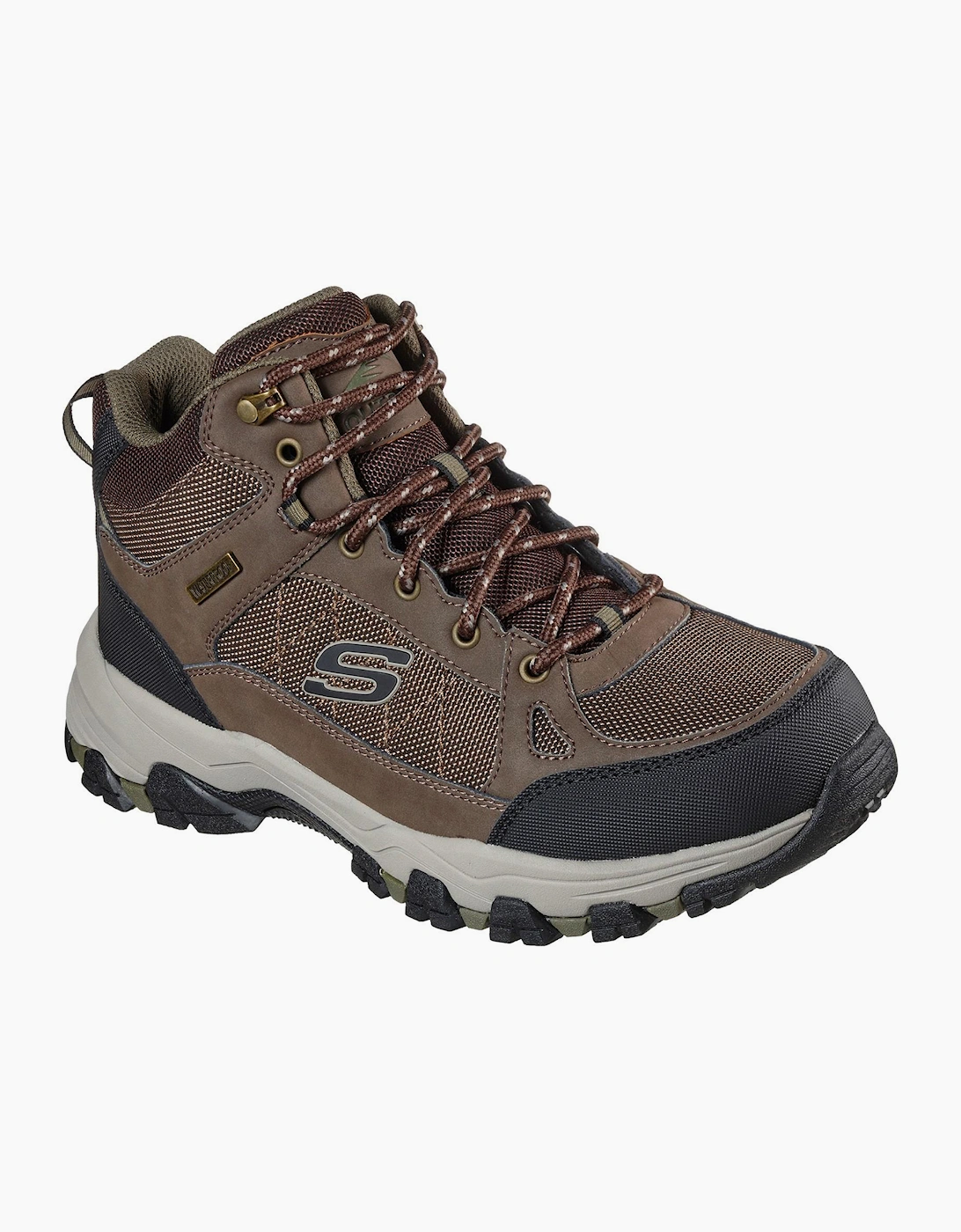Skechers Selmen Melano Memory Foam Mens Boots Chocolate