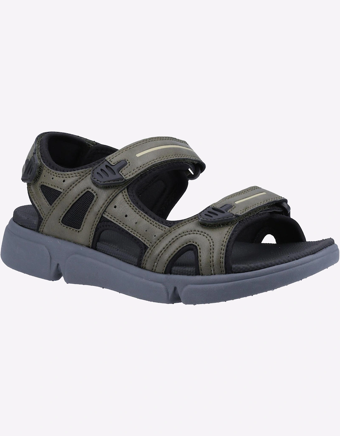 Hush Puppies Castro Mens Sandal Khaki