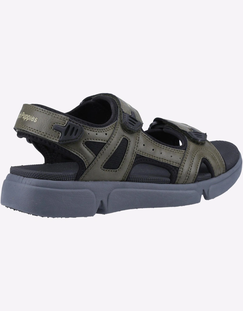 Hush Puppies Castro Mens Sandal Khaki