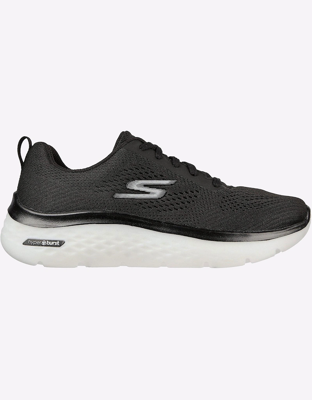 Skechers GOwalk Hyper Burst Womens Trainers Black / White
