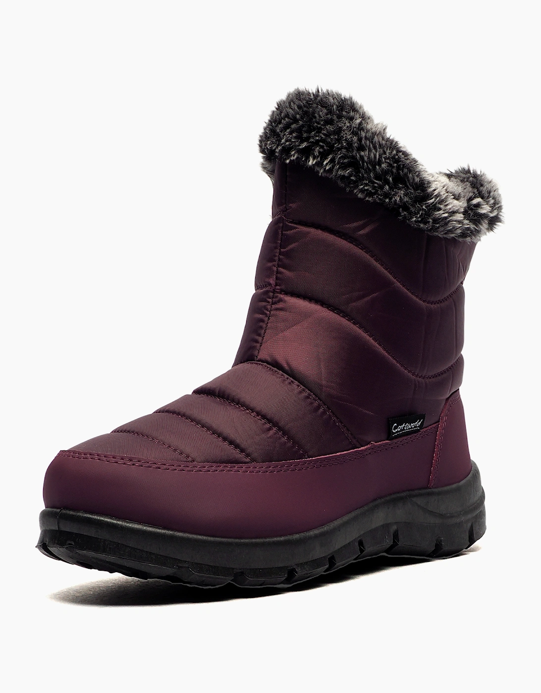 Cotswold Longleat Water-Resistant Womens Wellingtons Purple
