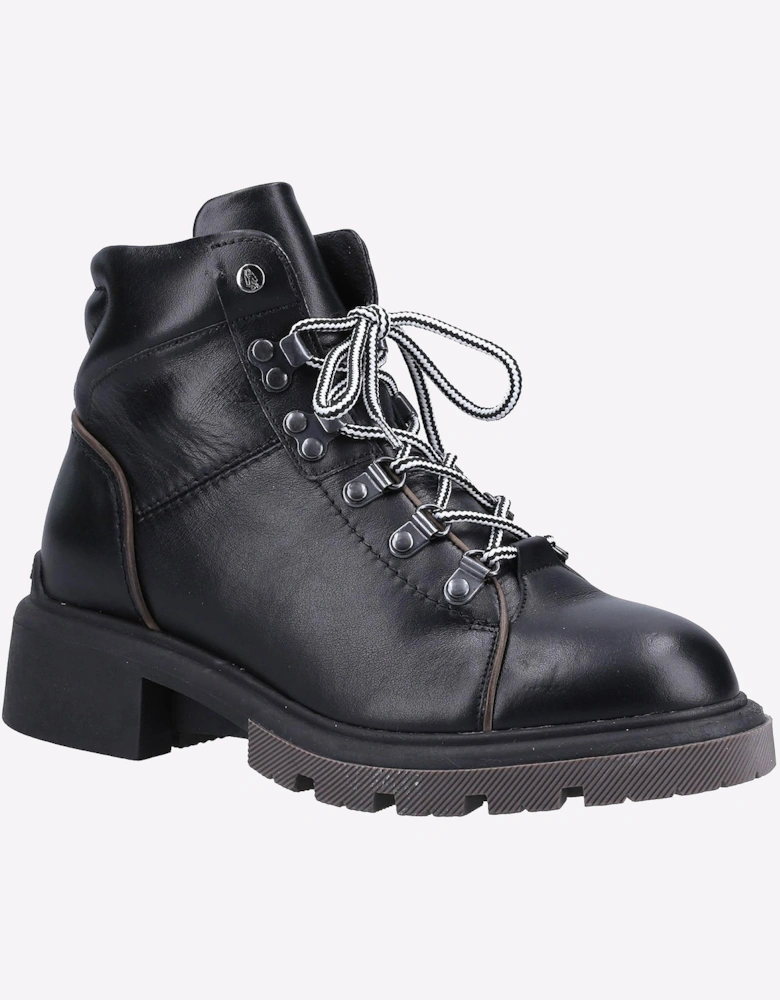 Hush Puppies Rita Memory Foam Womens Hiker Boots Light Black