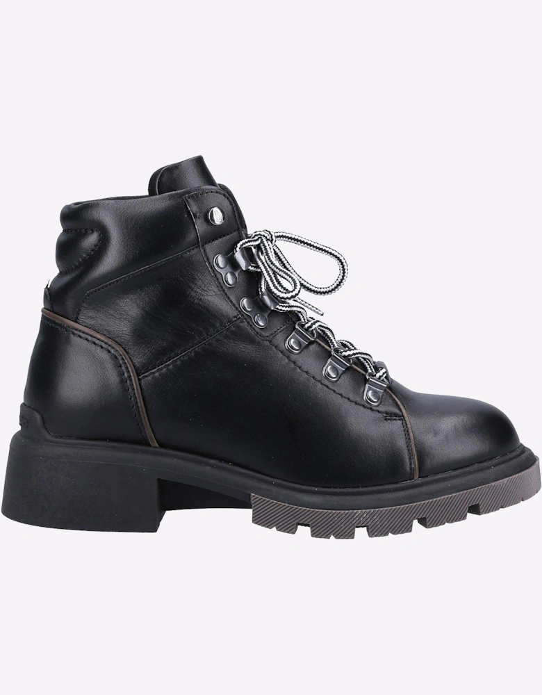 Hush Puppies Rita Memory Foam Womens Hiker Boots Light Black