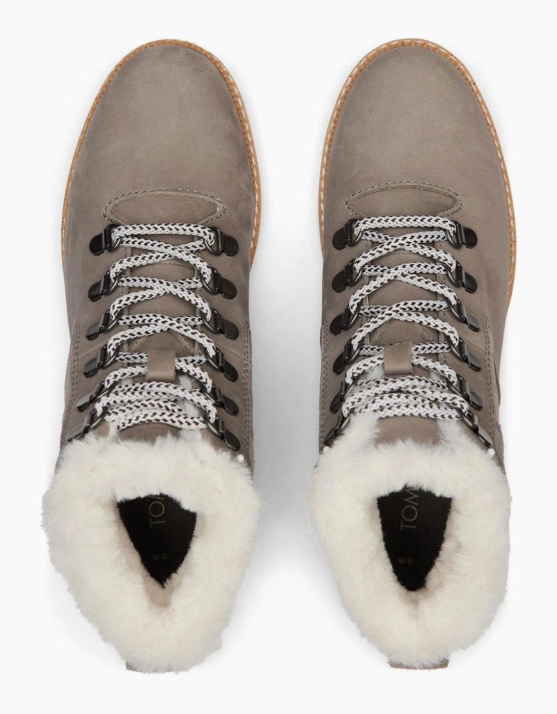 Toms Mojave Womens Boots Grey