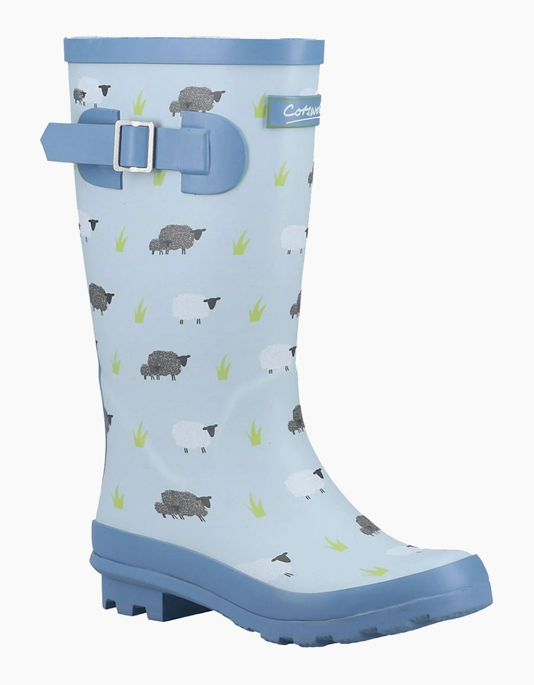 Cotswold Farmyard Memory Foam Wellington Junior Sheep