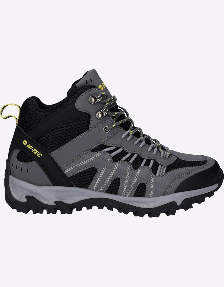 Hi-Tec Jaguar Waterproof Mens Hiking Boots Graphite/Black/Citron