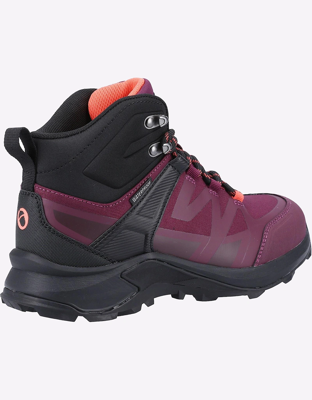 Cotswold Horton Waterproof Memory Foam Womens Hiking Boots Burgundy