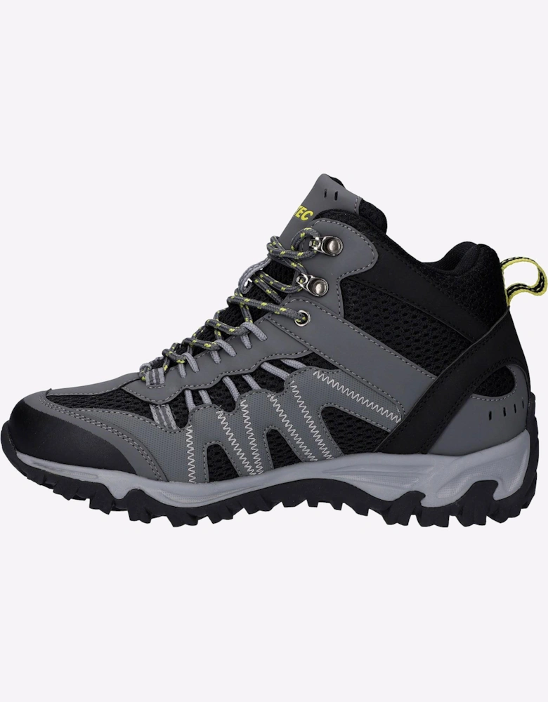 Hi-Tec Jaguar Waterproof Mens Hiking Boots Graphite/Black/Citron