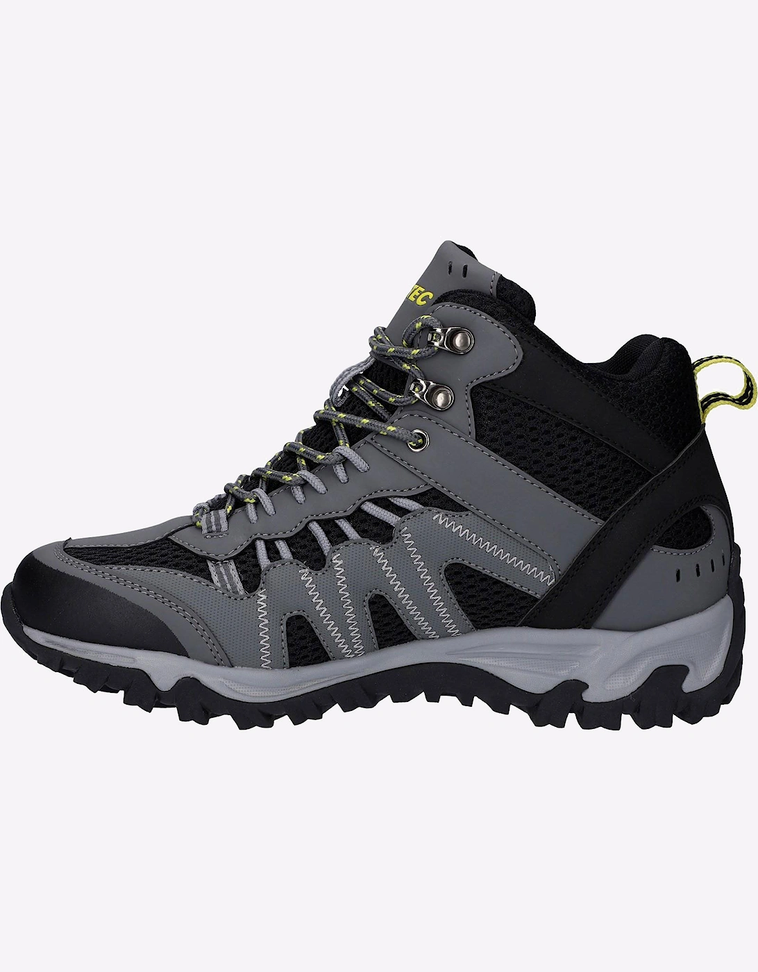 Hi-Tec Jaguar Waterproof Mens Hiking Boots Graphite/Black/Citron