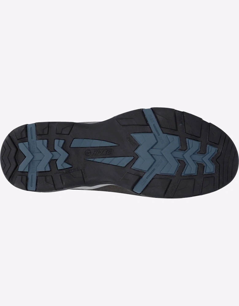 Hi-Tec Storm Waterproof Mens Wide Fit Boots Charcoal/Grey/Majolica Blue