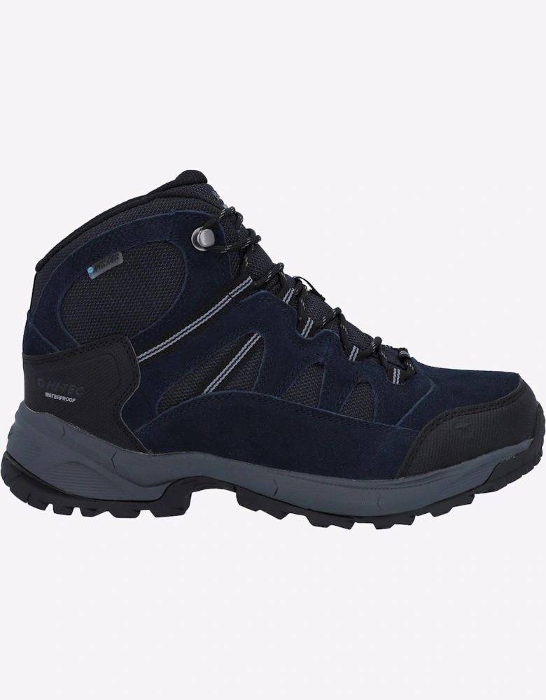 Hi-Tec Bandera Lite Waterproof Mens Hiking Boots Sky Captain/Monument/Black