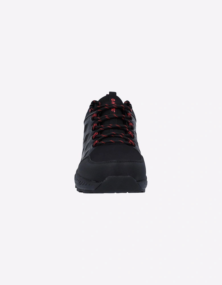 Hi-Tec Diamonde Waterproof Mens Trainers Black/Castlerock