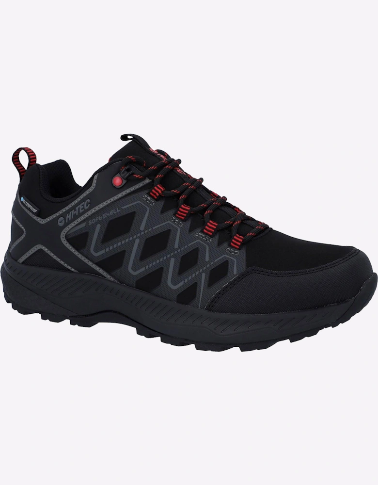 Hi-Tec Diamonde Waterproof Mens Trainers Black/Castlerock