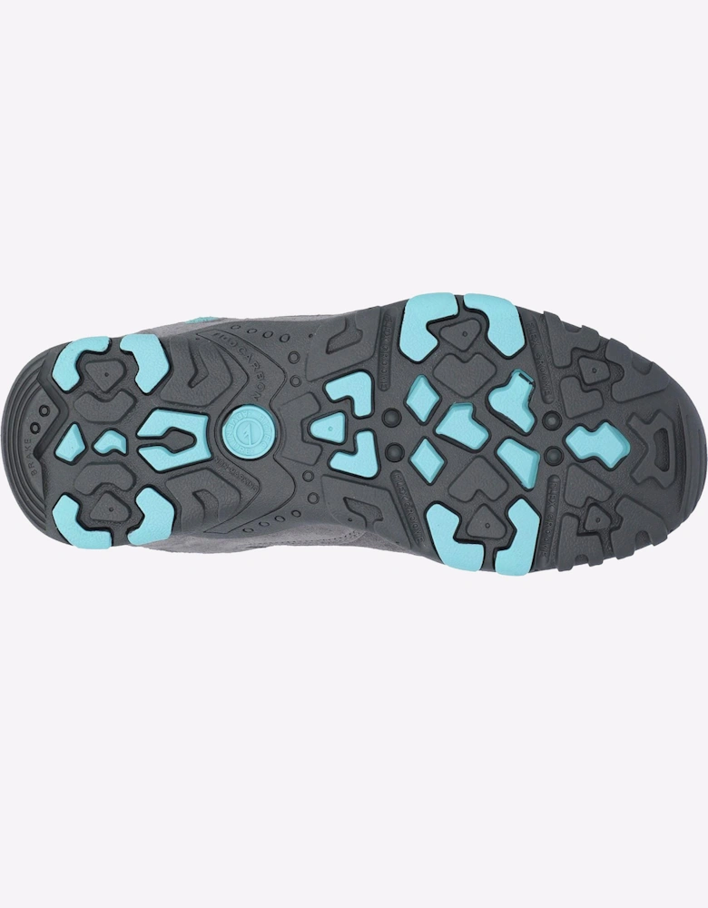 Hi-Tec Quadra II Womens Hiking Shoes Grey/Mint