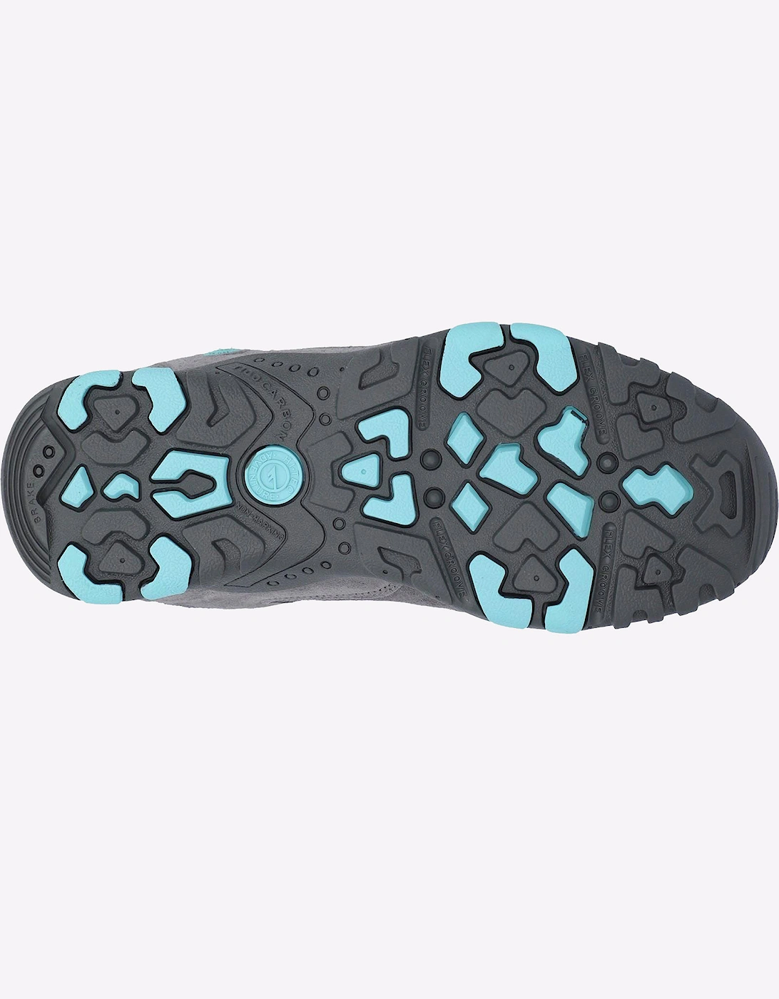 Hi-Tec Quadra II Womens Hiking Shoes Grey/Mint