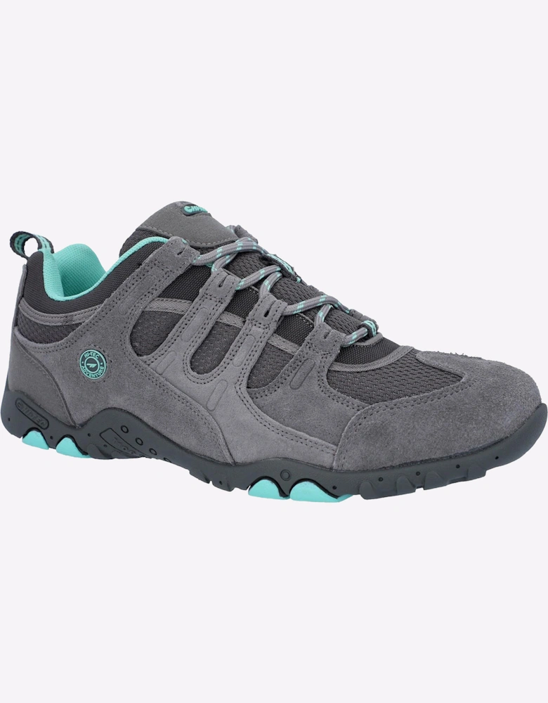Hi-Tec Quadra II Womens Hiking Shoes Grey/Mint
