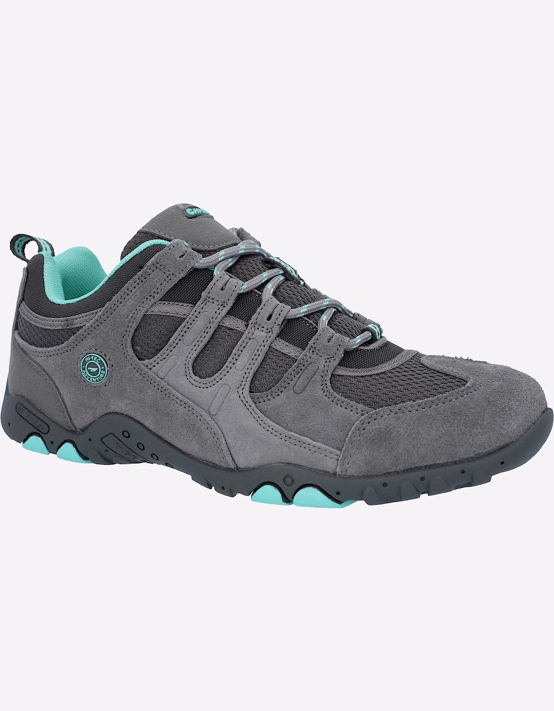 Hi-Tec Quadra II Womens Hiking Shoes Grey/Mint