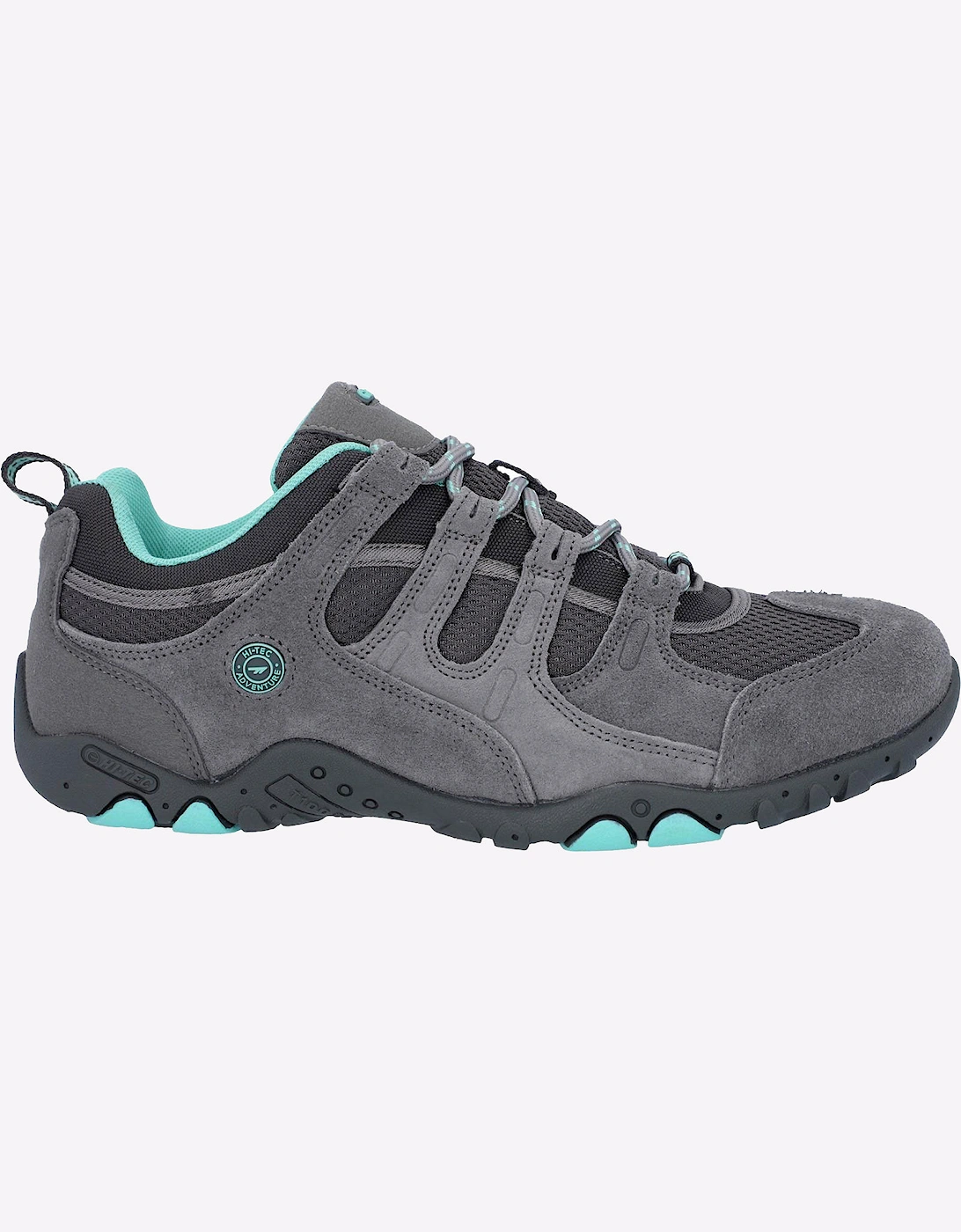 Hi-Tec Quadra II Womens Hiking Shoes Grey/Mint