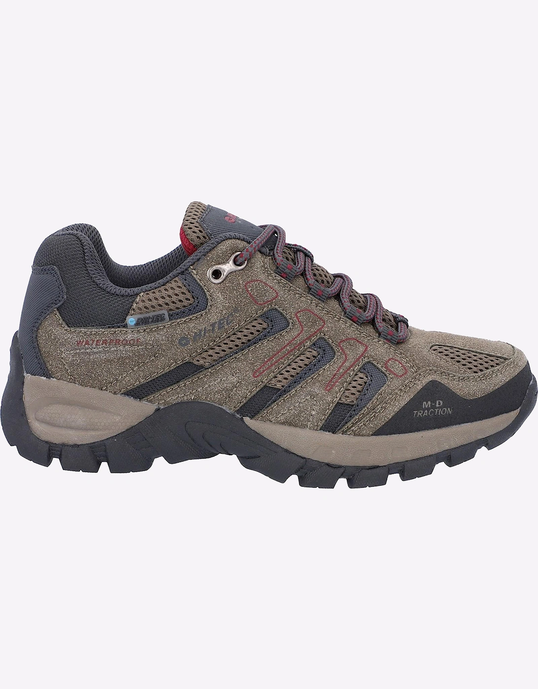 Hi-Tec Torca Low Waterproof Womes Shoes Dark Taupe/Charcoal