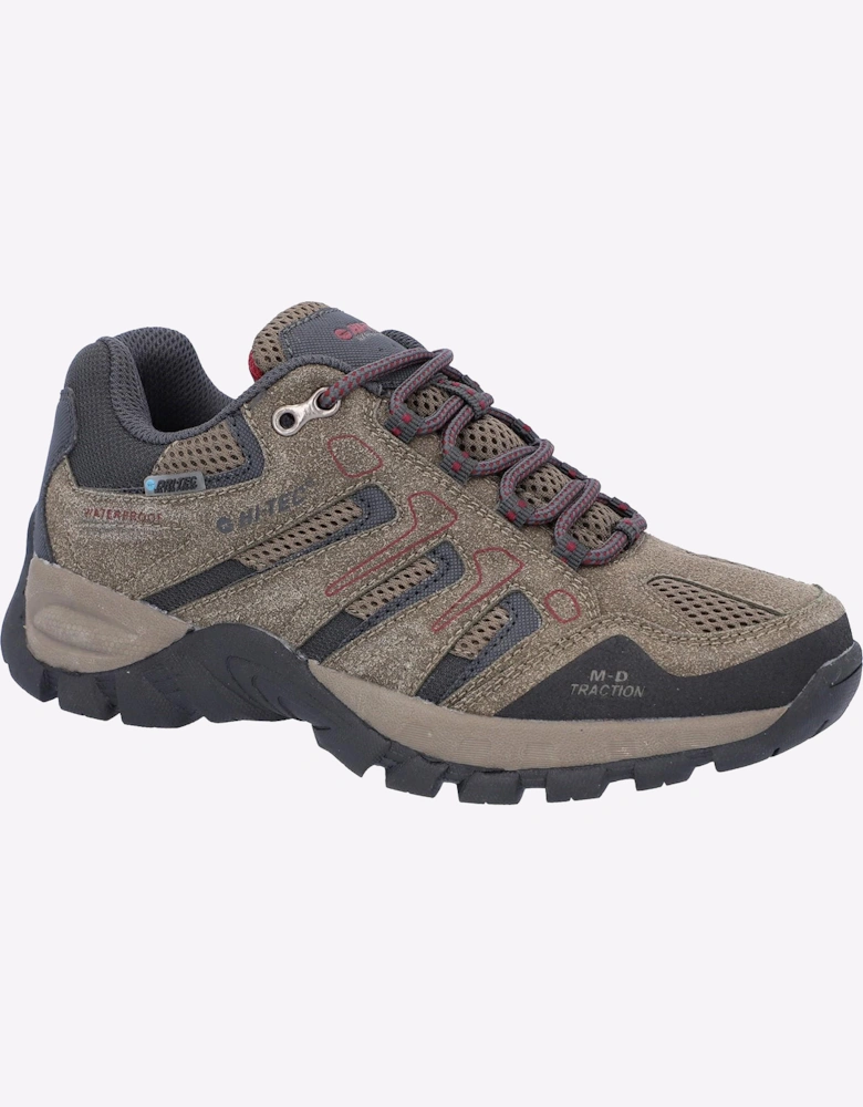 Hi-Tec Torca Low Waterproof Womes Shoes Dark Taupe/Charcoal