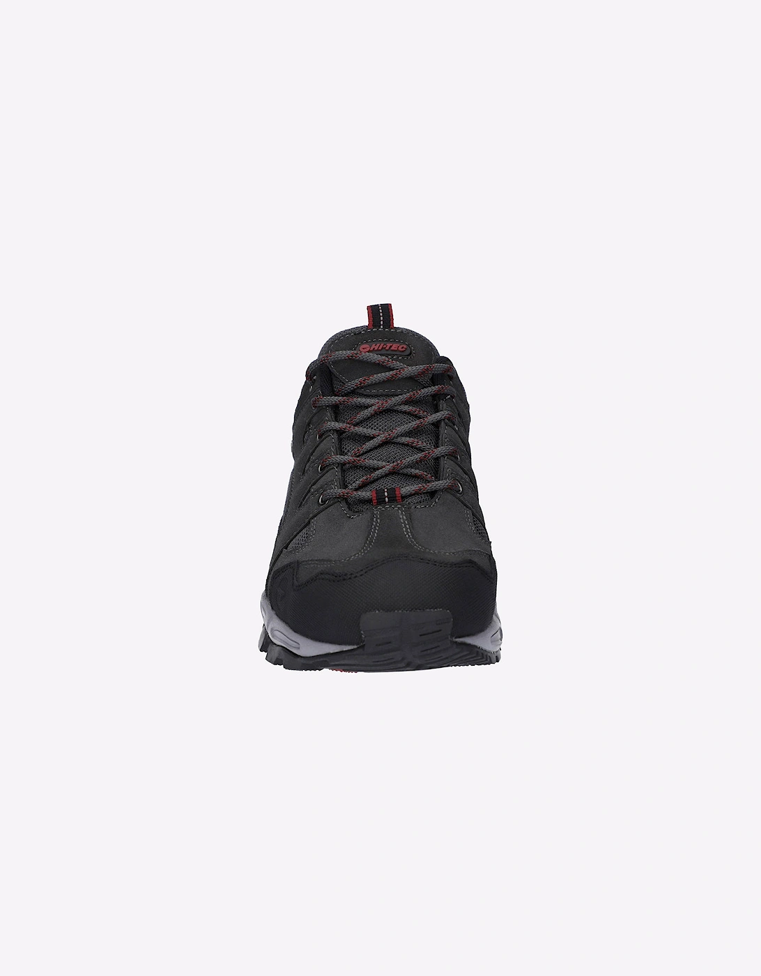 Hi-Tec Auckland Waterproof Mens Hiking Shoes Graphite Grey/Dark Red