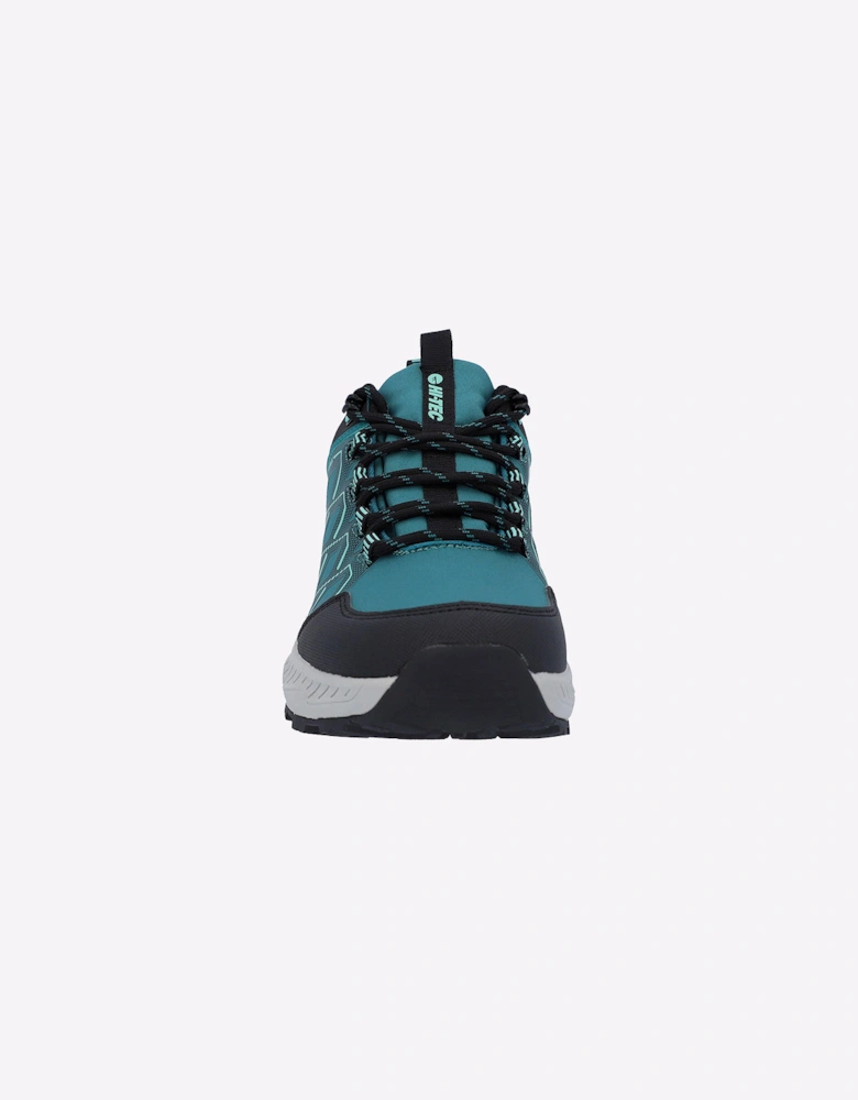 Hi-Tec Diamonde Low Womens Waterproof Hiking Shoes Dragonfly/Black/Florida Keys