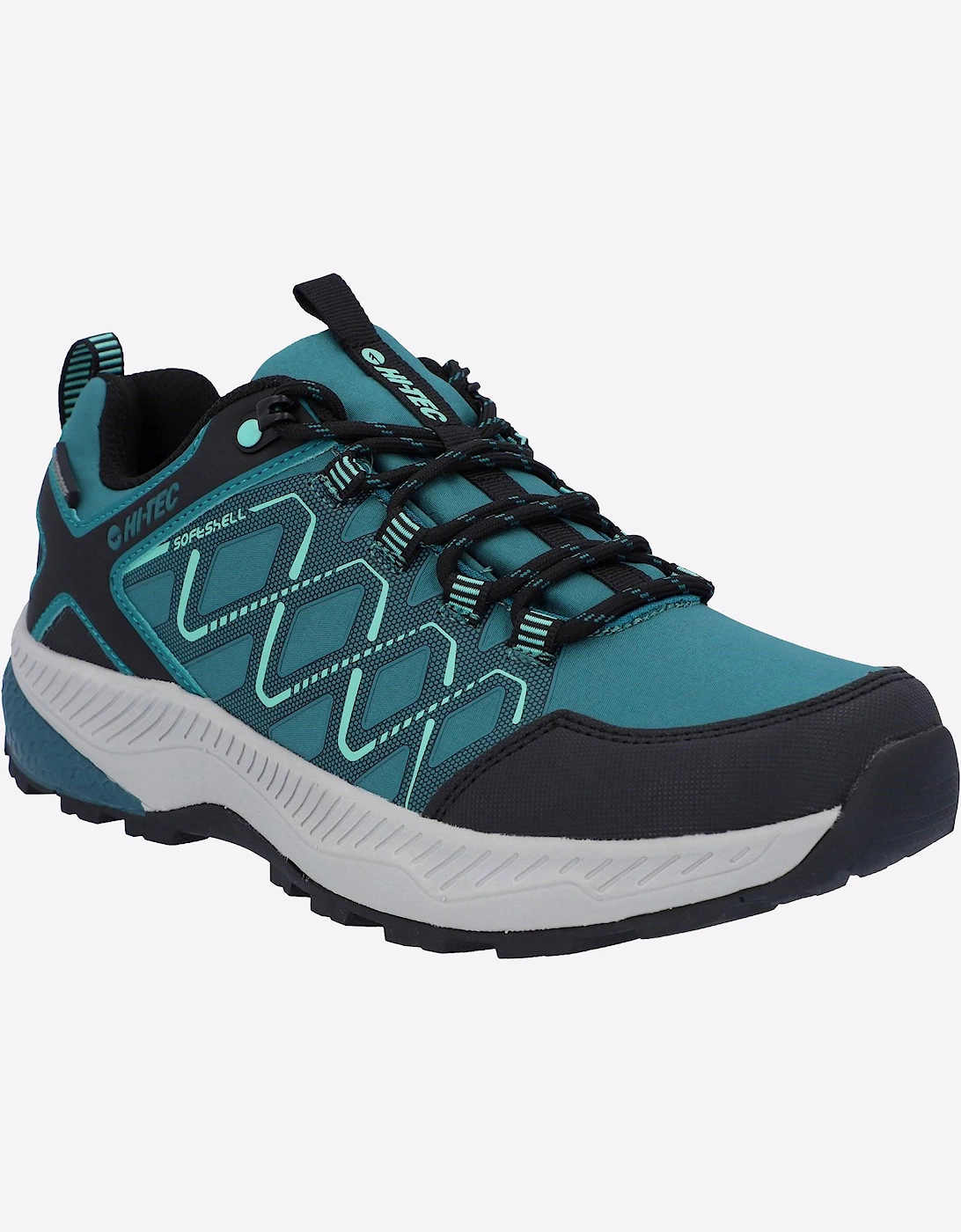 Hi-Tec Diamonde Low Womens Waterproof Hiking Shoes Dragonfly/Black/Florida Keys