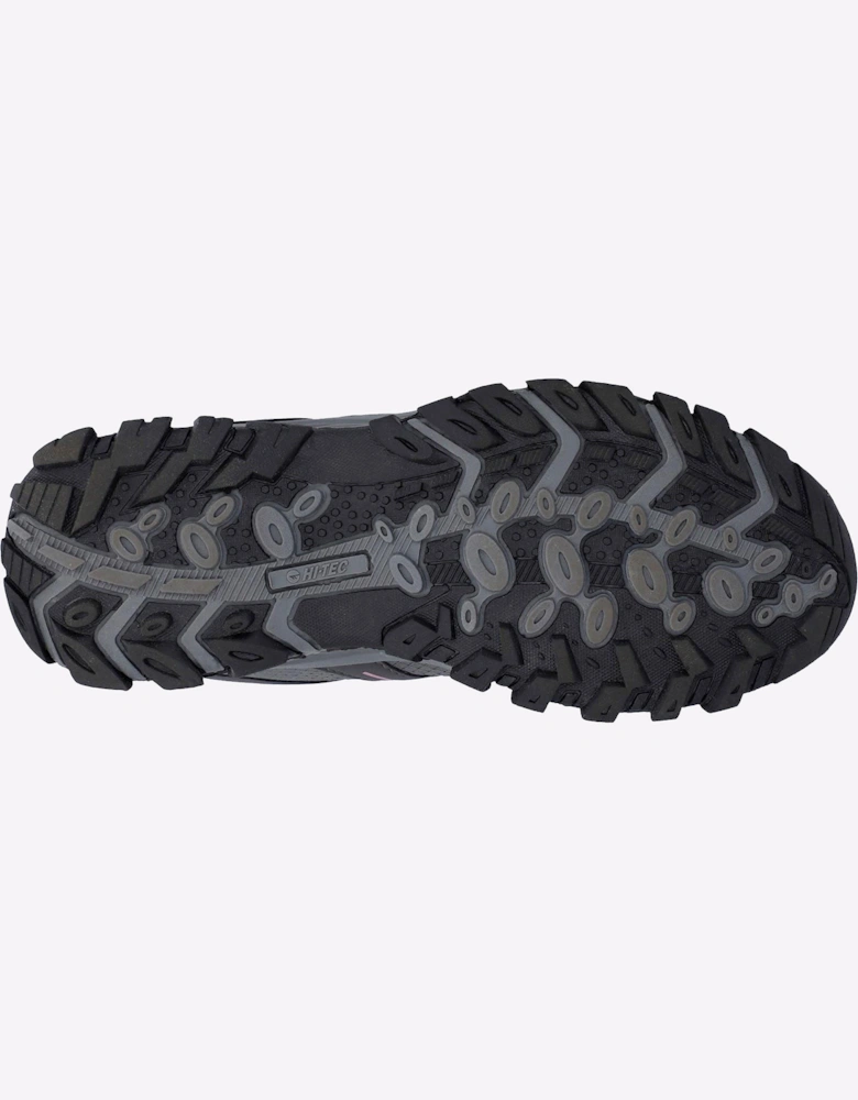 Hi-Tec Maine Womens Hiking Shoes Steel Grey Charcoal