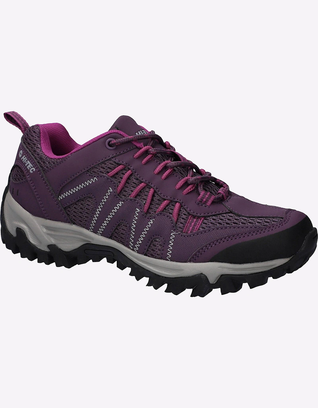 Hi-Tec Jaguar Womens Hiking Shoes Italian Plum/Festival Fuchsia