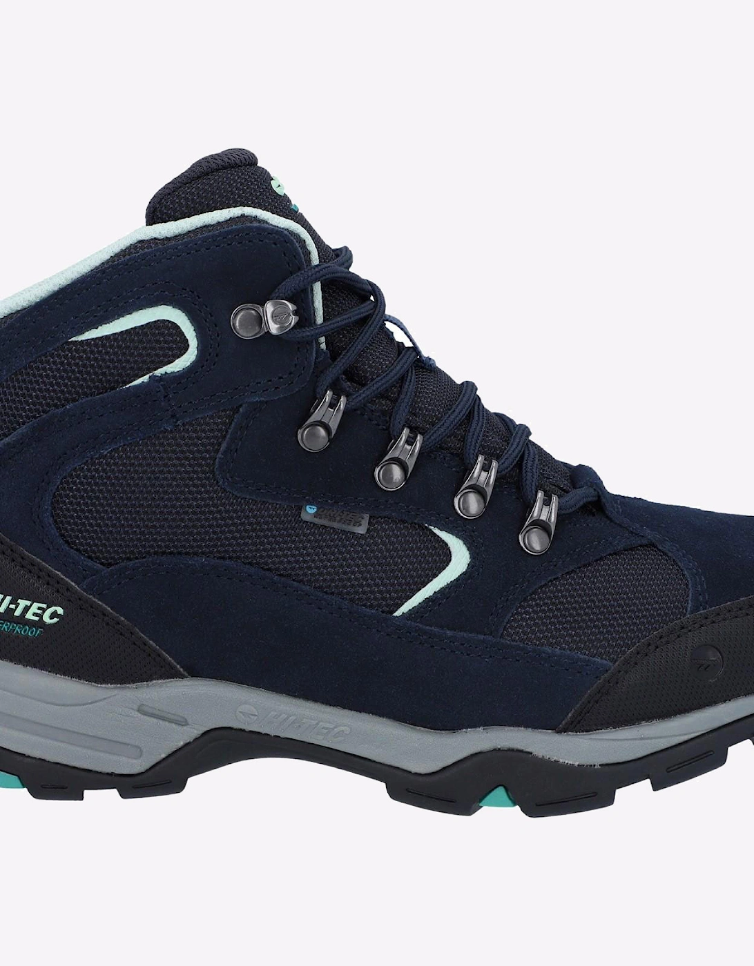 Hi-Tec Storm Waterproof Womens Boots Sky Captain/Mint/Navigate