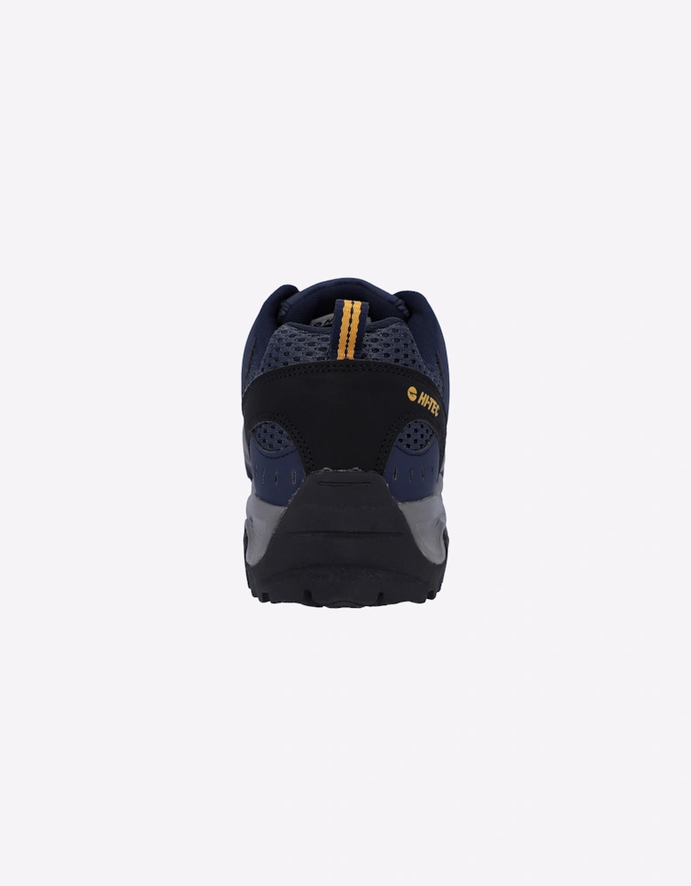 Hi-Tec Jaguar Mens Hiking Shoes Navy/Yellow