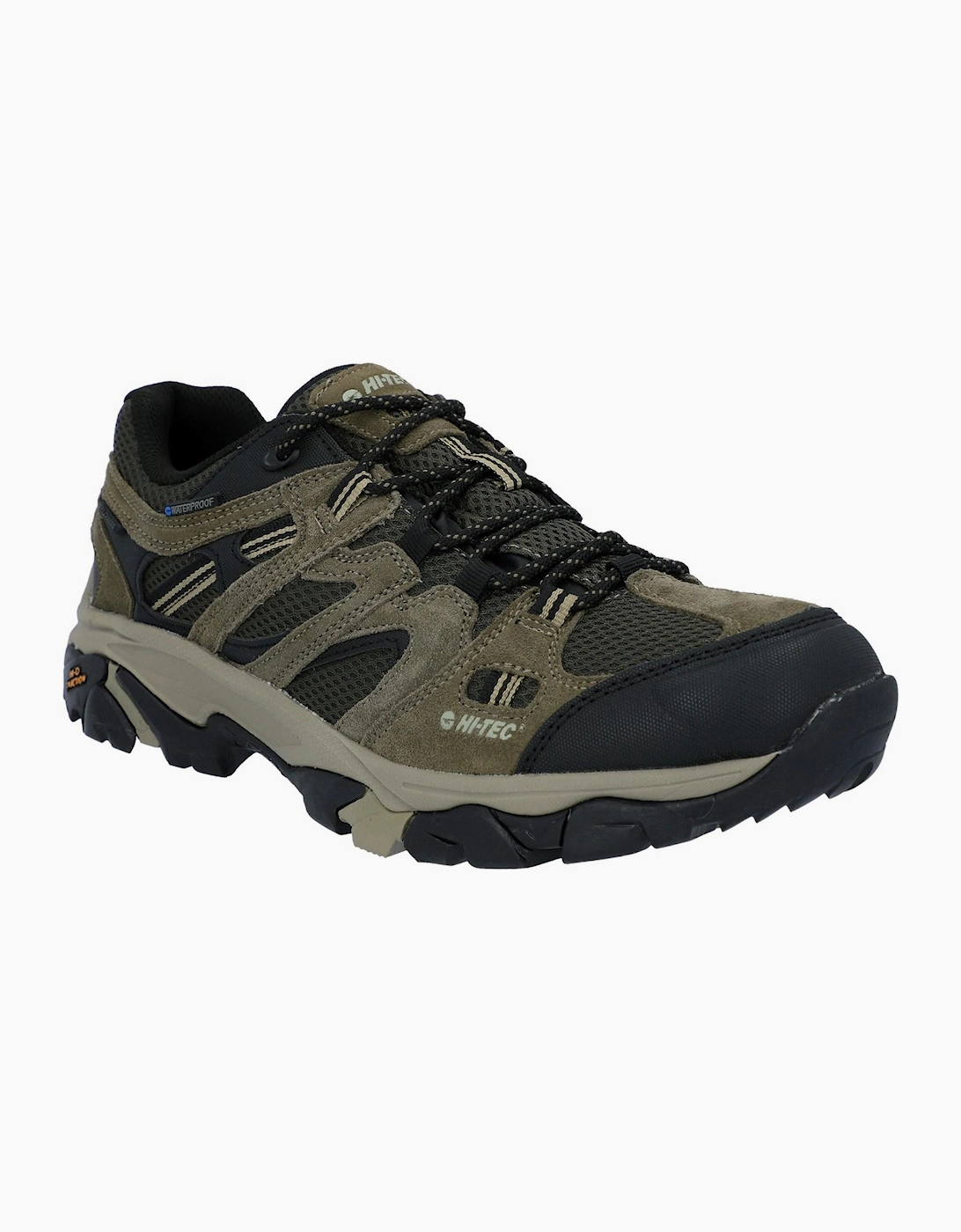 Hi-Tec Apex Waterproof Mens Hiking Shoes Taupe