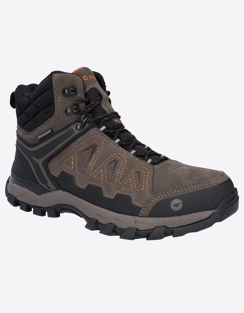 Hi-Tec V-Lite Explorer Waterproof Mens Boots Chestnut/Orange
