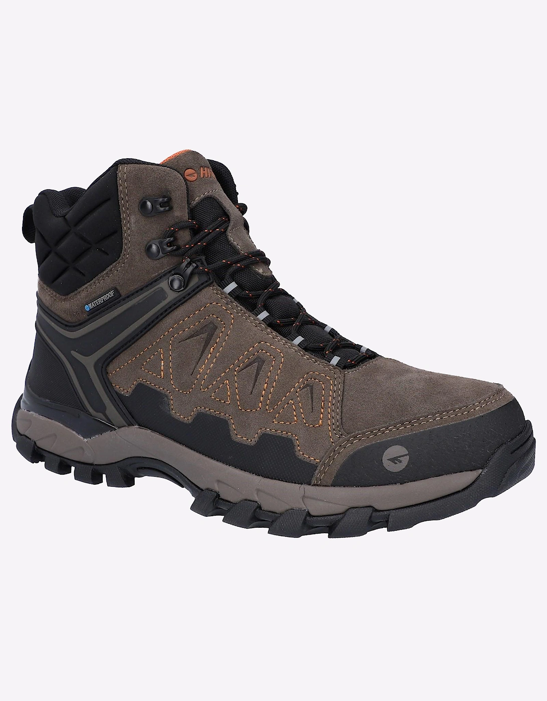 Hi-Tec V-Lite Explorer Waterproof Mens Boots Chestnut/Orange