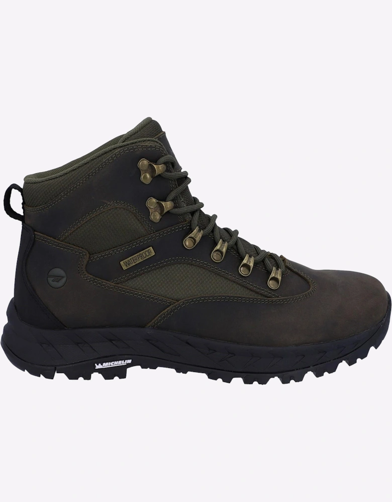 Hi-Tec Euro Trail Mens Boots Khaki