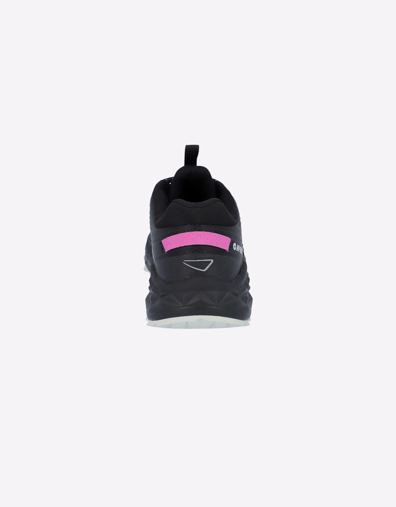 Hi-Tec Fuse Trail Low Womens Trainers Black/Cool Grey/Cyclamen
