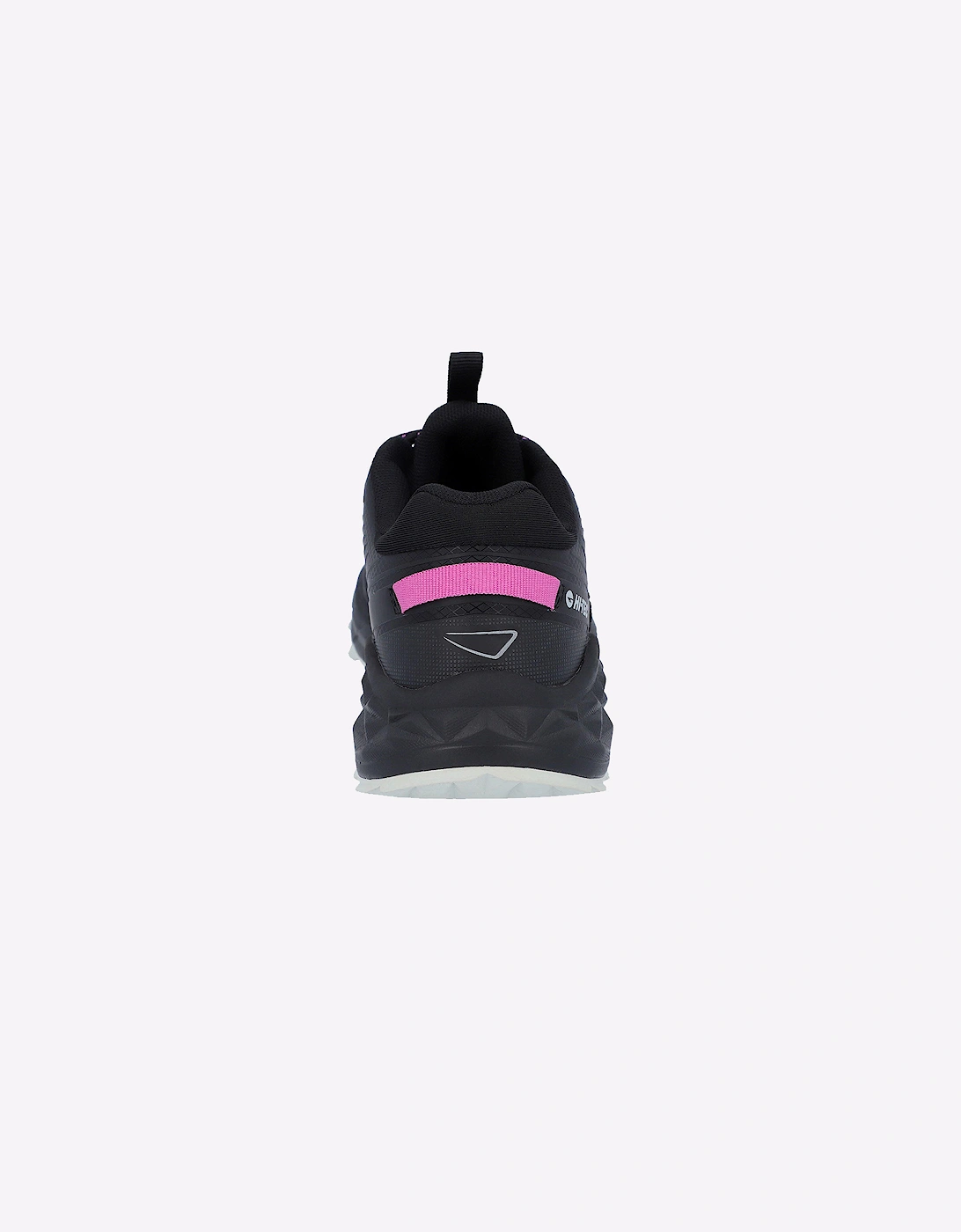 Hi-Tec Fuse Trail Low Womens Trainers Black/Cool Grey/Cyclamen