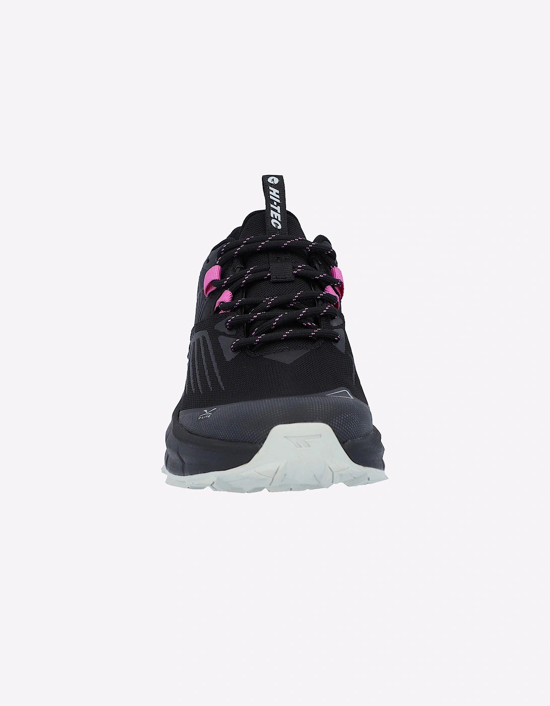Hi-Tec Fuse Trail Low Womens Trainers Black/Cool Grey/Cyclamen