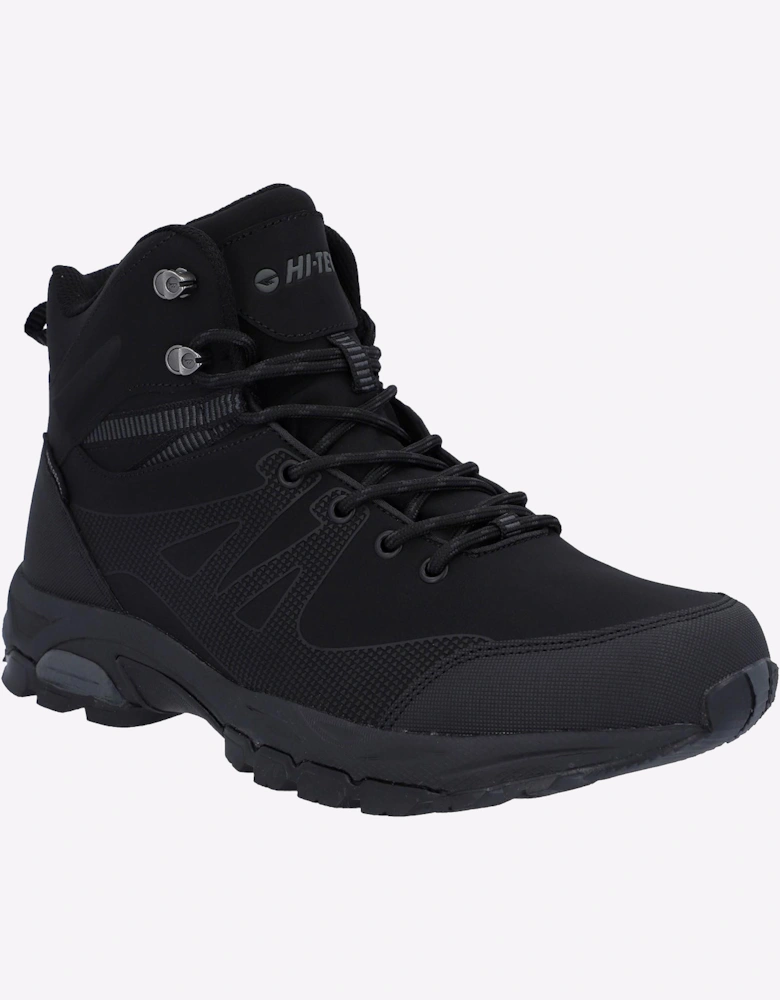 Hi-Tec Jackdaw Mid Waterproof Mens Boots Black/Carbon Grey