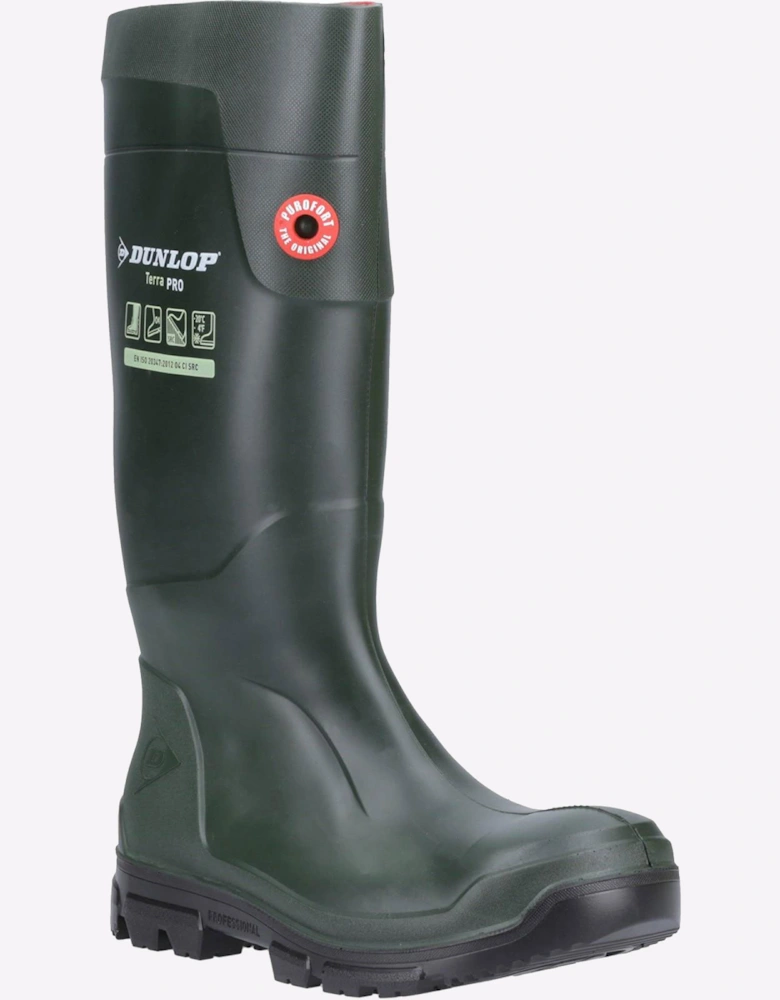 Dunlop TerraPro Unisex Wellingtons Green