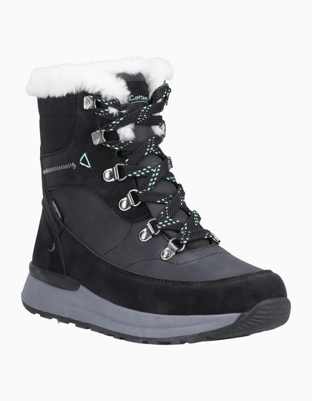 Cotswold Sheephouse Memory Foam Womens Boots Black