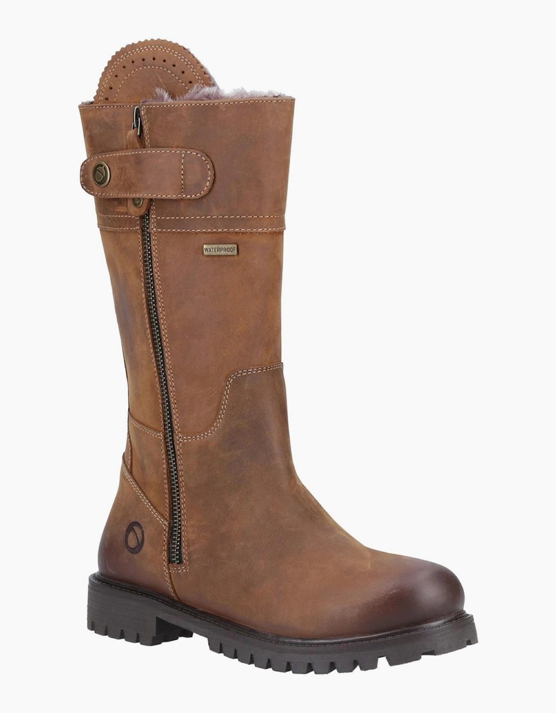 Cotswold Bushcombe Waterproof Womens Mid Boots Tan